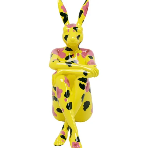 Custom Yellow Rabbit Figure Figurine décorative Rabbit Gillie jaune 80cm>KARE Design Outlet - Kare ...